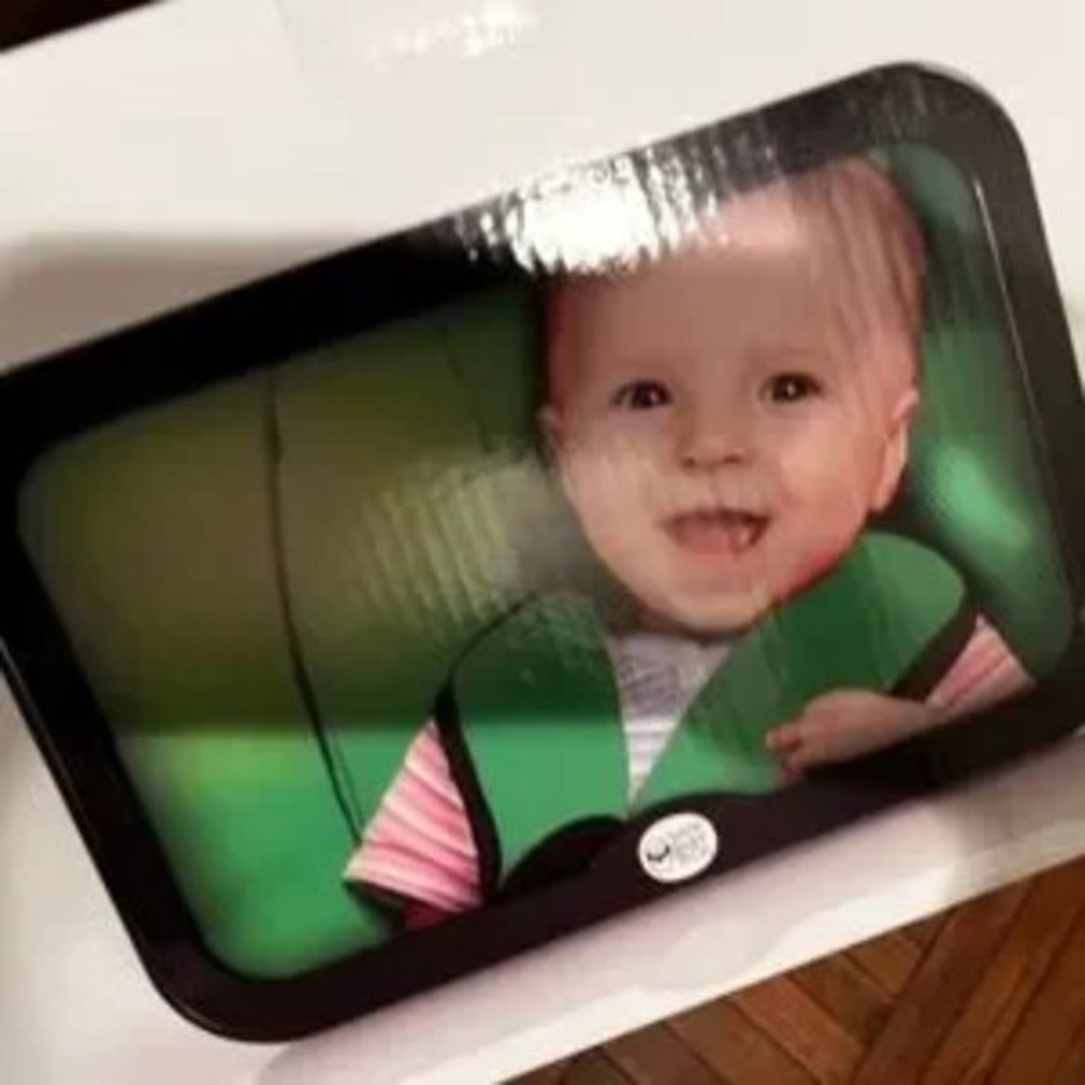Car Mirror /Rear Facing Baby Mirror – Adjustable‎ /Easy to Install (new) (hme/x)